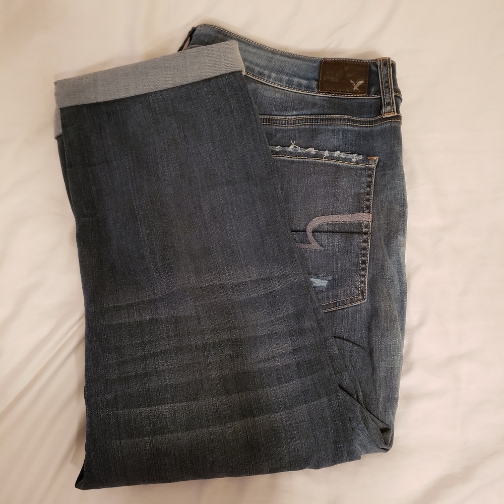 ⬇️ American Eagle Tomgirl Jeans Sz 18s NWOT